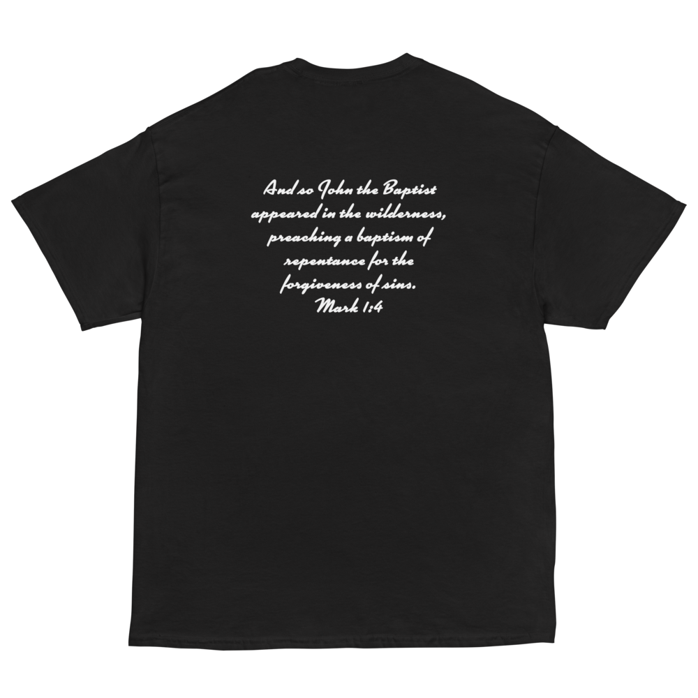 John the Baptist Tee (Black)