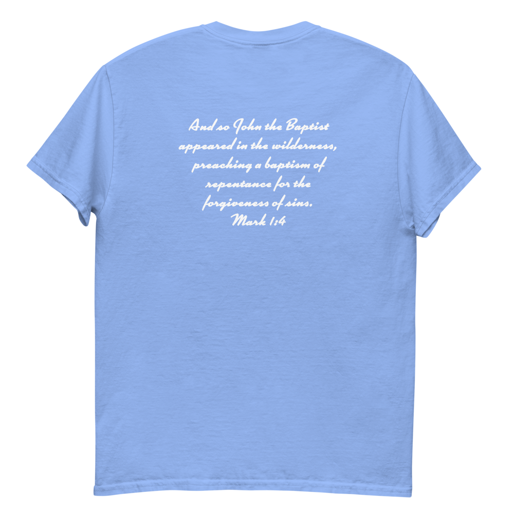 John the Baptist Tee (Carolina Blue)