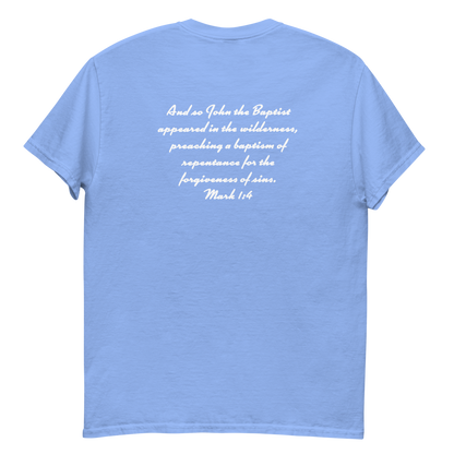 John the Baptist Tee (Carolina Blue)