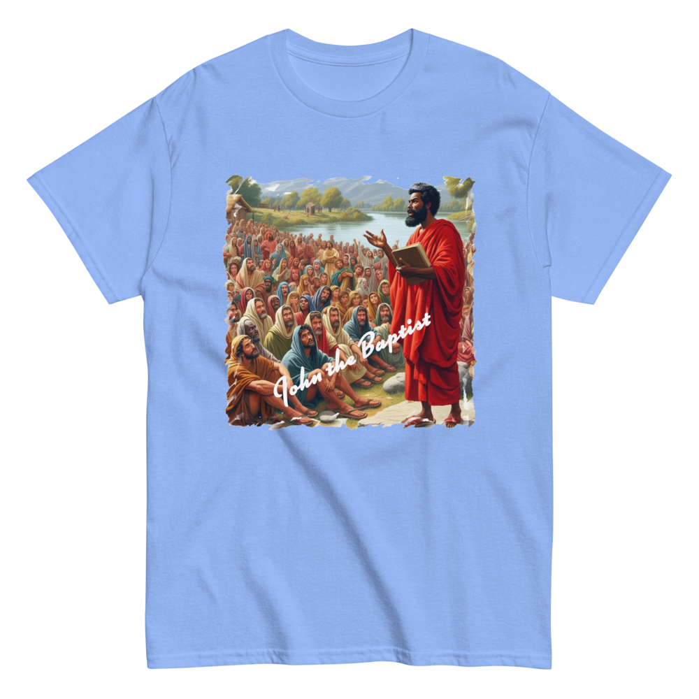 John the Baptist Tee (Carolina Blue)